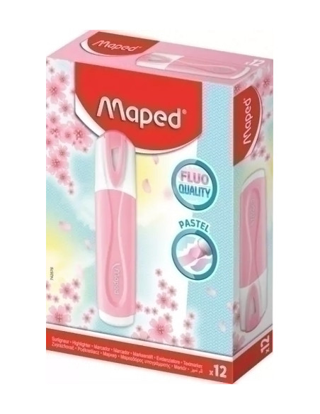 MARCADOR FLUOR MAPED FLUO PEPS CLASSIC PASTEL ROSA