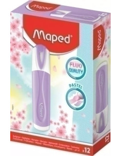 MARCADOR FLUOR MAPED FLUO PEPS CLASSIC PASTEL VIOLETA