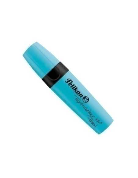 MARCADOR FLUOR PELIKAN TEXTMARKER 490  PASTEL AZUL