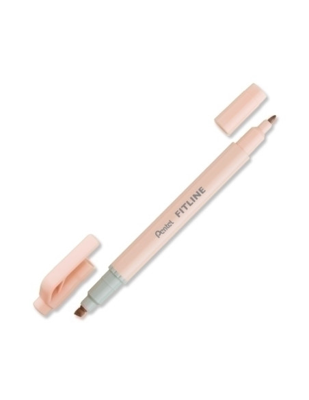 MARCADOR FLUOR PENTEL DOBLE PUNTA NARANJA PASTEL