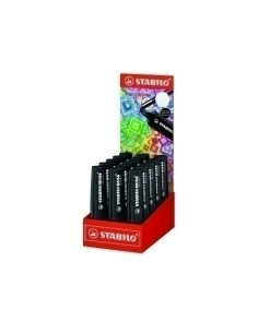 MARCADOR FLUOR STABILO BOSS 70 ARTY LINE NEGRO EXPOSITOR de 15