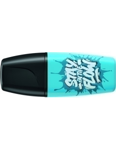 MARCADOR FLUOR STABILO BOSS MINI 07 BY SNOOZE ONE  AZUL  STAY IN THE FLOW