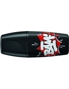 MARCADOR FLUOR STABILO BOSS MINI 07 BY SNOOZE ONE  NEGRO  BAM
