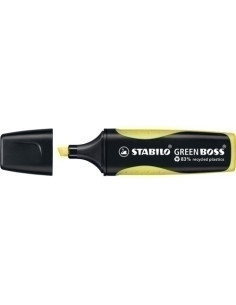 MARCADOR FLUOR STABILO GREEN BOSS AMARILLO