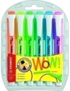 MARCADOR FLUOR STABILO SWING COOL 275 ESTUCHE DE 6