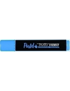 MARCADOR FLUOR TRATTO VIDEO PASTEL AZUL ARANDANO CAJA de 12