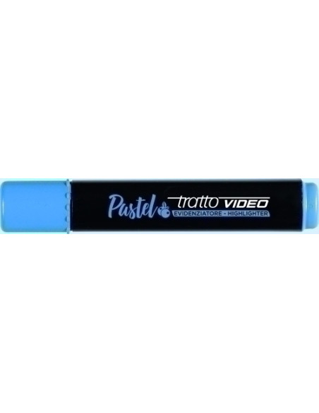 MARCADOR FLUOR TRATTO VIDEO PASTEL AZUL ARANDANO CAJA de 12