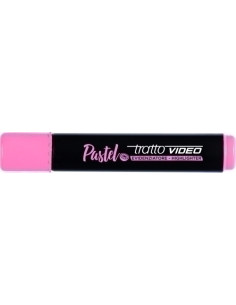 MARCADOR FLUOR TRATTO VIDEO PASTEL ROSA POMELO CAJA de 12