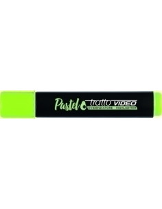 MARCADOR FLUOR TRATTO VIDEO PASTEL VERDE AGUACATE CAJA de 12