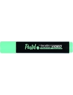 MARCADOR FLUOR TRATTO VIDEO PASTEL VERDE MENTA CAJA de 12