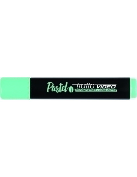 MARCADOR FLUOR TRATTO VIDEO PASTEL VERDE MENTA CAJA de 12