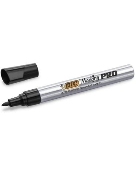 MARCADOR PERMANENTE BIC MARKING PRO CONICO NEGRO