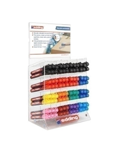 MARCADOR PERMANENTE EDDING  330 BISELADO EXPOSITOR de 96