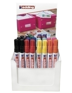 MARCADOR PERMANENTE EDDING 3000 CONICO EXPOSITOR de 24