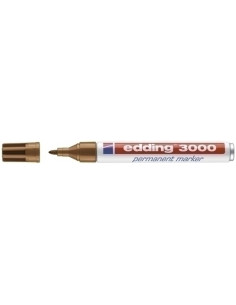 MARCADOR PERMANENTE EDDING 3000 CONICO OCRE