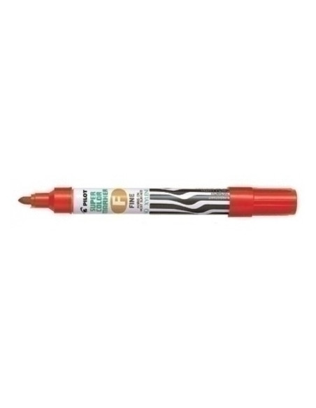 MARCADOR PERMANENTE PILOT SCA-F CONICO 10 mm ROJO