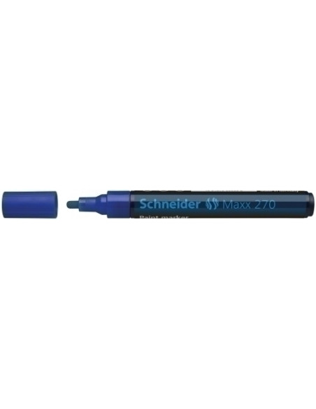MARCADOR PERMANENTE SCHNEIDER MAXX 270 CONICO 1-3 mm AZUL