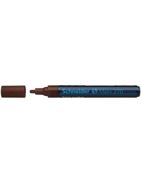 MARCADOR PERMANENTE SCHNEIDER MAXX 270 CONICO 1-3 mm MARRON