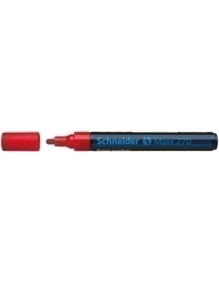 MARCADOR PERMANENTE SCHNEIDER MAXX 270 CONICO 1-3 mm ROJO