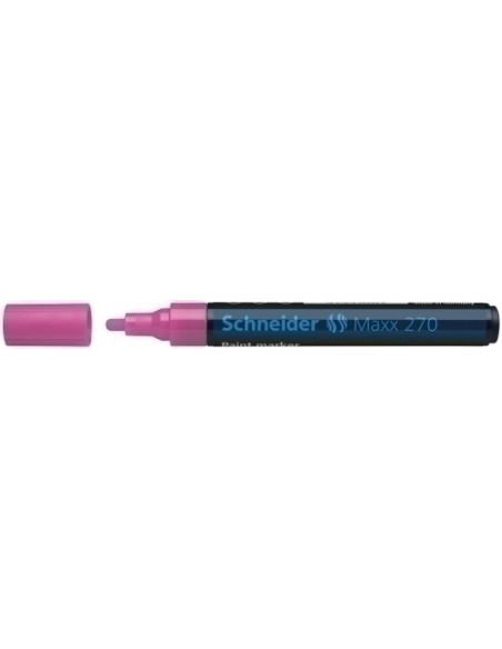 MARCADOR PERMANENTE SCHNEIDER MAXX 270 CONICO 1-3 mm ROSA