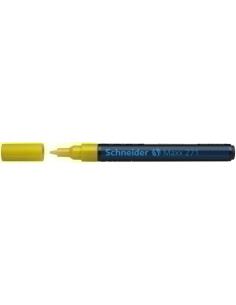 MARCADOR PERMANENTE SCHNEIDER MAXX 271 CONICO 1-2 mm AMARILLO
