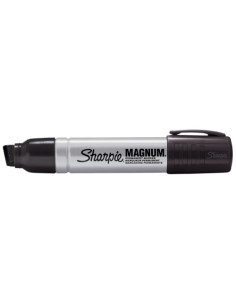 MARCADOR PERMANENTE SHARPIE  MAGNUM BISELADO LARGE NEGRO