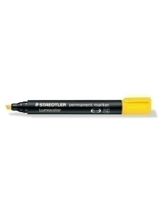 MARCADOR PERMANENTE STAEDTLER 350 LUMOCOLOR BISELADO AMARILLO