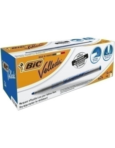MARCADOR PIZARRA BIC VELLEDA 1721 CONICO  AZUL