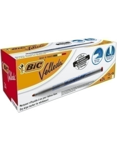 MARCADOR PIZARRA BIC VELLEDA 1721 CONICO  ROJO