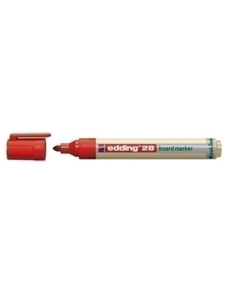 MARCADOR PIZARRA EDDING 28 ECOLINE CONICO ROJO