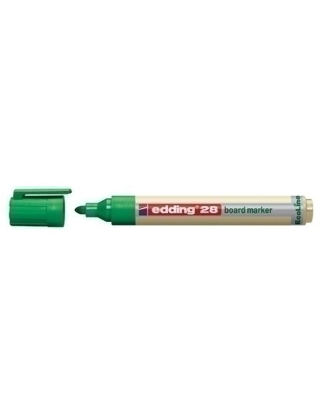 MARCADOR PIZARRA EDDING 28 ECOLINE CONICO VERDE