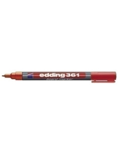 MARCADOR PIZARRA EDDING 361 CONICO ROJO