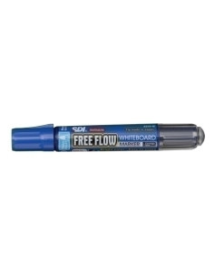 MARCADOR PIZARRA FREE FLOW RECARGABLE CONICO AZUL