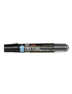 MARCADOR PIZARRA FREE FLOW RECARGABLE CONICO NEGRO