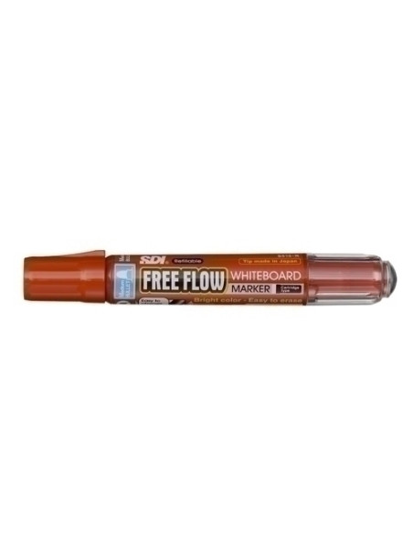 MARCADOR PIZARRA FREE FLOW RECARGABLE CONICO ROJO
