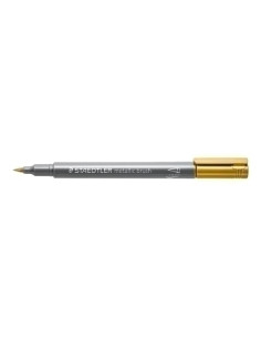 MARCADOR TOPACA NO PERM STAEDTLER 8321 METALICO PUNTA PINCEL ORO BLISTER de 10