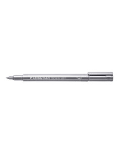 MARCADOR TOPACA NO PERM STAEDTLER 8323 METALICO PLATA