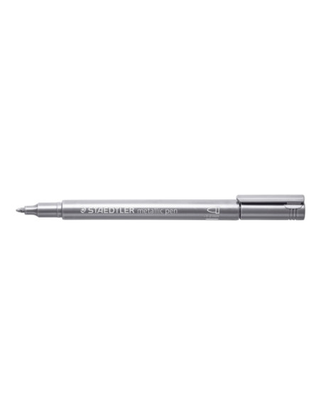 MARCADOR TOPACA NO PERM STAEDTLER 8323 METALICO PLATA