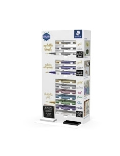 MARCADOR TOPACA NO PERM STAEDTLER METALICO EXPOSITOR de 130