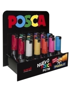 MARCADOR TOPACA NO PERM UNI POSCA PC7M EXPOSITOR DE 20