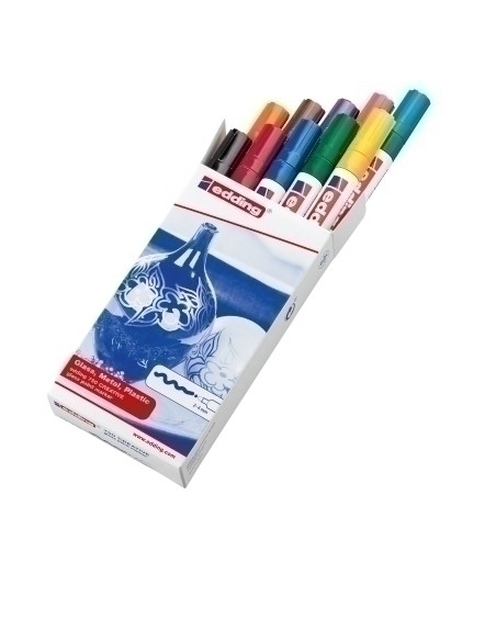 MARCADOR TOPACA PERM EDDING  750 CONICO SURTIDOS CAJA DE 10