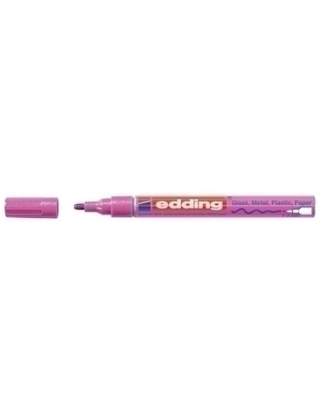 MARCADOR TOPACA PERM EDDING  751 CONICO ROSA METALICO