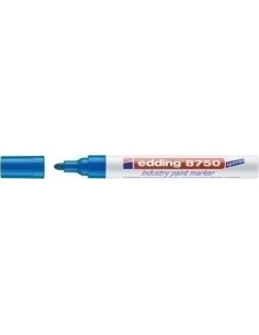 MARCADOR TOPACA PERM EDDING 8750 INDUSTRIAL CONICO AZUL