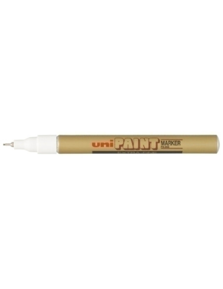 MARCADOR TOPACA PERM UNI-BALL PAINT MARKER 10 PX-203  ORO