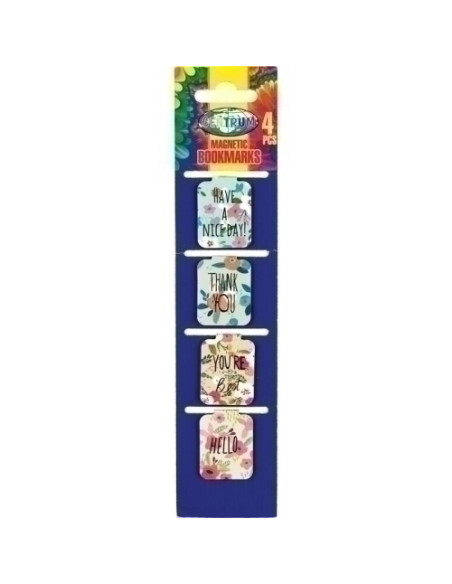 MARCAPAGINAS CENTRUM MAGNETICO BLISTER de 4