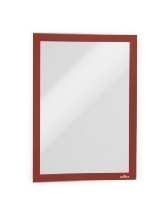 MARCO DURABLE MAGNETICO AUTOADHESIVO DURAFRAME A4 ENVASE UNITARIO ROJO