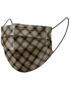 MASCARILLA QUIRURGICA IIR 3 CAPAS DESECHABLE FIRST PROTEC CUADROS PAQUETE de 10