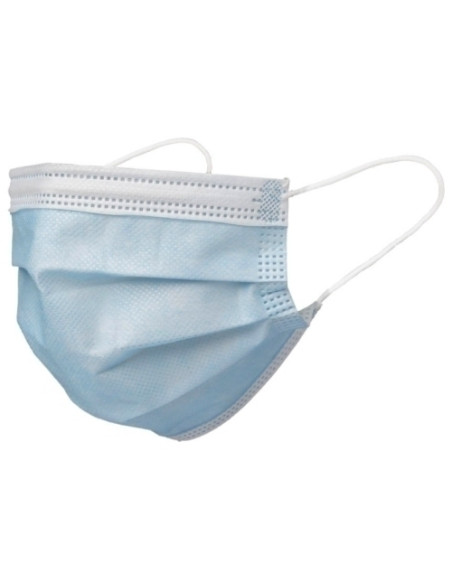 MASCARILLA QUIRURGICA IIR 3 CAPAS DESECHABLE GALMASK INFANTIL AZUL CAJA de 10
