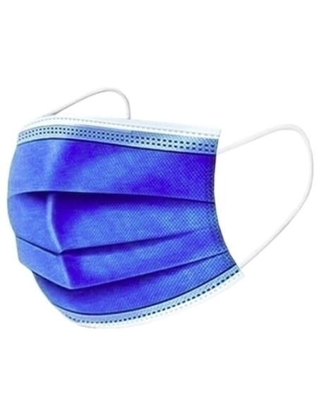 MASCARILLA QUIRURGICA IIR 3 CAPAS DESECHABLE GALMASK INFANTIL AZUL INTENSO PAQUETE de 10