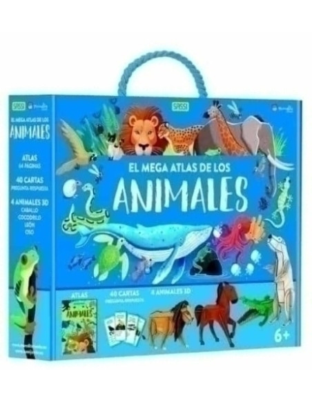MEGA ATLAS SASSI MANOLITO BOOKS ANIMALES